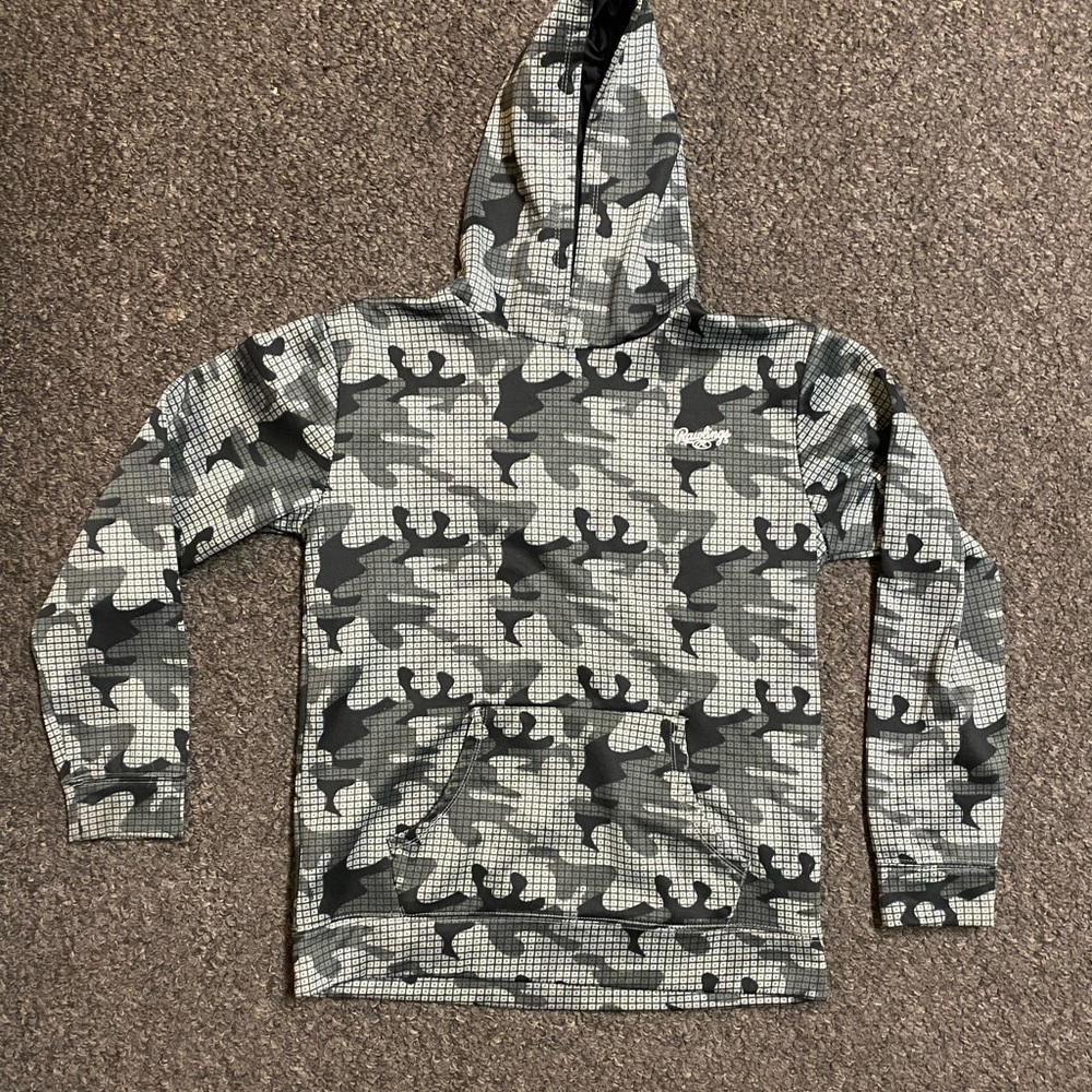 Rawlings Boys X/L Grey / Black Pullover Hoodie